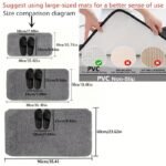 1 Thickened Microfiber Fluffy Long Plush Soft Comfort Mat Bathroom Rug Non-Slip Bath Door Mat For Bedroom Living Room Kitchen Floor Mat, Shedding And Fade-Resistant - Image 4