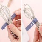 12Pcs Silicone Tie, Data Cable Storage Earphone Cable Organizer, Winder Anti-Lost Fastener, Data Cable Bundle Strap - Image 12