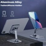 Universal Aluminum Alloy Portable Tablet Holder For Ipad Air Pro Mini Tablet Stand Mount Adjustable Flexible Mobile Phone Stand - Image 4