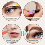 1Pcs/4Pcs Tweezers For Eyebrows, Slant Tip/ Angled Tip Eyebrow Tweezers, Precision For Eyebrows Facial Hair, Ingrown Hair - Image 3