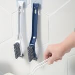 1 Or 2 Bathroom Cleaning Brushes Gap Brush Two-In-One Small Clip Hair Window Cleaning Brush Kitchen Multifunctional Gap Brush - Image 8