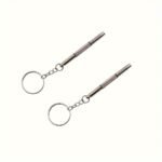 2Pcs Steel Glasses Screwdriver, Eyeglass Screwdriver, Watch Repair Kit With Keychain, Portable Hand Tools, Precision Screwdriver Tools - Image 3