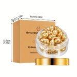 Golden Gel Capsule Serum Cream - Hypoallergenic Fragrance-Free Hydrating Face Essence For All Light Beige Types, Sensitive & Mixed Light Beige, Moisturizing Gel-Based Formula With Dropper For Precise Application, Hydrating Face Cream, Skincare Routine, Elegant Packaging, Gentle Skincare, Skincare, Skincare Lovers - Image 5