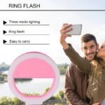 Cleantrust Led Selfie Flash Ring Light - Portable Mini Fill Light For Phone Live Streaming & Video, Bright White Led Ringlight For Photos & Videos, Battery-Powered, Easy To Clean & Skin-Friendly, Phone Lights For Decoratio - Image 6