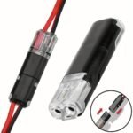 10/20Pcs Double Line Insertion Connector, 2-Pin 2-Port, Pvc Insulated, Copper Contact Material, Quick Connect Termination, Uncharged Power Mode, With Locking Buckle, For Led Wire Connection, Nodemcu Lua - Image 10