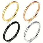 1Pc 2Mm Smooth Spherical Stainless Steel Ring - Image 7