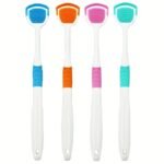 1Pc Reduce Bad Breath With Silicone Tongue Scraper - Oral Care Tool For Adults - Image 4