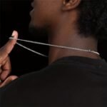 Men'S Fashion Necklace, Minimalist Non-Fading Diy Single Chain Accessory, 3Mm Width - Image 2