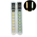 1Pc Usb Led Night Light - Portable Desk Lamp With Energy-Efficient Design, White Warm Glow For Home, Office, Camping & Power Banks - Image 10