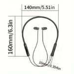 Boats E05 Neckband Wireless Headphones With 360? Panoramnic Vr Sound, Wireless 5.0, Long-Lasting Battery, Type-C Charging, Closed-Ear Design & Media Controls For Running, Cycling, Gaming, Workout, Running Headphones, Sleek Neckband, Durable Plastic - Image 8