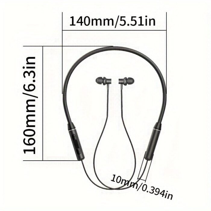 Boats E05 Neckband Wireless Headphones With 360? Panoramnic Vr Sound, Wireless 5.0, Long-Lasting Battery, Type-C Charging, Closed-Ear Design & Media Controls For Running, Cycling, Gaming, Workout, Running Headphones, Sleek Neckband, Durable Plastic - Image 8