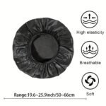 2022 New Women'S Hair Cap For Curly And Straight Hair With Wide Brim Elastic Band Sleep Bonnet - Image 6