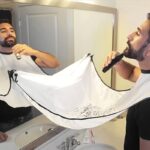 Men'S Beard Trimming Apron - Splash Guard & Grooming Cape For Mess-Free Shaving, Unscented, Ideal For Stubble & Mustaches, With Suction Cup Attachment For Secure Placement - Image 2