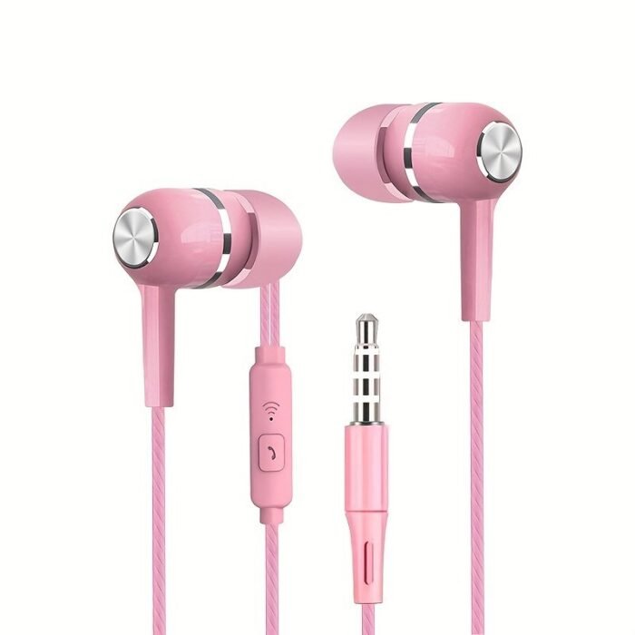 High-Quality Semi In-Ear Wired Headphones With Microphone - Perfect For Mobile Phones, Computers, Games, Karaoke & More! - Image 5