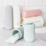 1Pcs Portable Travel Toothbrush Storage Container Box, Gargle Cup, Toothpaste Holder, Toothbrush Carrying Box, Toothbrush Travel Containers - Image 4