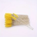 10Pcs/Pack Multicolor Eyelash Brush & Eyebrow Brush Set With Spoolies, Spiral Brushes, Crystal Handles For Eyelash Extension, Makeup - Image 5