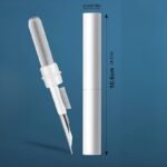 1-In-1 Earbud & Keyboard Cleaning Pen With Dual Tips - Usb-Powered (Usb-C/Lightning), Compatible With, Smartwatches, Headphones - Compact & Portable For Earbud, Keyboard, Speaker, Gaming Console - White & Black Tips Included - Ideal For Travel & Home Use - Dual-Ended Design With Soft Brush & Precision Tip For Deep Cleaning - Compatible With Devices, Earbuds Cleaner - Image 6