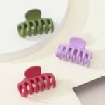 3Pcs Matte Hair Claw Clip Simple Style Shark Claw Clips Solid Color Hair Claw Elegant Hair Clips For Women - Image 20