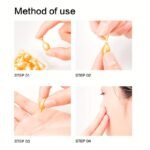 Golden Gel Capsule Serum Cream - Hypoallergenic Fragrance-Free Hydrating Face Essence For All Light Beige Types, Sensitive & Mixed Light Beige, Moisturizing Gel-Based Formula With Dropper For Precise Application, Hydrating Face Cream, Skincare Routine, Elegant Packaging, Gentle Skincare, Skincare, Skincare Lovers - Image 9