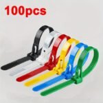 100Pcs Reusable Cable Ties Nylon Material Zip Ties Disassemble Easily With Slipknot Suitable For Home, Office, Garden, Workshop And Industry - Image 7