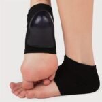 1 Pair Of Heel Split Prevention Moisturizing Foot Sleeves - Alcohol-Free, Black, Elastic, Soft Fabric For Foot Care Essentials|Soft Texture|Stretchy Material
