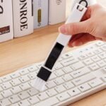 Multifunctional Window Groove Cleaning Brush & Keyboard Cleaner - Ergonomic Design, Durable Plastic, Multi-Tool For Dust, Grease, Debris - Ideal For Home Office, Kitchen, Bathroom, Bathroom Accessories, Ergonomic Cleaning Tool, Easyclean Material - Image 2