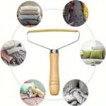 1Pc Fepk Heavy-Duty Manual Hair Remover Machine-Like - Heavy-Duty Metal Construction With Ergonomic Handle & Dual-Sided Blade System For Clothes, Plush, Pet Hair, Carpets, Upholstery - Portable & Easy-To-Use With Ergonomic Handle & Safety Locking Mechanism - Ideal For Dry Cleaning, Pet Hair Removal, Fabric Shaver (No Power Required) - Dual-Action Blade & Sturdy Base Design - Image 4