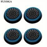 4Pcs Flyoga Ps5/Ps4/Ps3/Ps2/Xbox One/360 Controller Thumb Stick Grips - Non-Slip Gaming Caps With Green/Blue/Red/Black/Color-Coded Buttons, Easy Snap-On Installation, Durable Analog Stick Covers For Enhanced Grip & Control (Compatible With Ps5/Ps4/Ps3/Ps2/Xbox One/360) - Padded & High Quality, Precise Fit, Multi-Color Options (Green, Blue, Red, Black, White, Grey), Console Accessories, High Quality Material, Snug Fit, Competitive Players, Console Gamers - Image 7