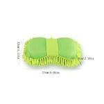 1Pc Car Wash Mitt Chenille Microfiber Wash Sponge Scratch Free, Ultra Absorbent Microfiber Waffle Drying Towel For Car Detailing, Green, 9.05In*5.11In*2.75In - Image 6