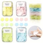 100 Pcs/Box Portable Hand Wash With Scented Foaming Soap - Travel-Friendly And Convenient