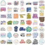 100Pcs Inspirational Stickers Pack, Motivational Stickers For Water Bottle Vinyl Quote Stickers, Affirmation Positive Stickers For Journaling Computer Decals Laptop For Macbook Phone Case - Image 5