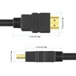 I-Zclive 4K Ultra Hd Hdtv Cable 2.0 - 18Gbps High-Speed, 4K@60Hz Hdr, 3D, 2160P, 1080P, Hdcp 2.2, Arc, Flat Shape, Male To Male, 20-Pin Atx Connector For Monitors & Hdtvs, Hdtv Cables For Monitors, Hdtv, Hdtv Cables For Mon, Pc Audio, Hdtv Accessories, Modern Audio Cables, Highspeed Connector - Image 2