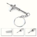 2Pcs Steel Glasses Screwdriver, Eyeglass Screwdriver, Watch Repair Kit With Keychain, Portable Hand Tools, Precision Screwdriver Tools - Image 2