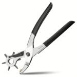 Leather Hole Punch Leather, Punch Tool For Belts, Watch Bands, Handbag Straps And More, Heavy Duty Rotary Puncher, Belt Punch Diameter: 4.5/4/3.5/3/2.5/2Mm