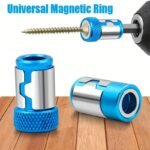 1/3Pcs Magnetic Screwdriver Bit Holder Set, Non-Slip Alloy Electromagnetic Ring Screwdriver Bit, With Strong Magnetic Ring Suitable For Cross Screwdriver Bit - Image 15