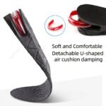 3-9Cm Invisible Height Increase Insole Cushion Height Adjustable Shoe Heel Insoles Insert Taller Support Absorbant Foot Pad - Image 2