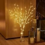 1Pc Luminous Birch Branch Decorative Light. Battery Powered Simulated Artificial Branches For Indoor, Wedding, Party, Home Decoration Festivals - Image 6
