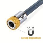 1/3Pcs Magnetic Screwdriver Bit Holder Set, Non-Slip Alloy Electromagnetic Ring Screwdriver Bit, With Strong Magnetic Ring Suitable For Cross Screwdriver Bit - Image 18