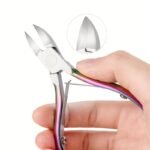 1Pc Lusluking Precision Stainless Steel Cuticle Scissors - Hypoallergenic, Multi-Color Nippers For Dead Skin Removal, Manicure & Pedicure Care Tool With Ergonomic Handles - Image 12