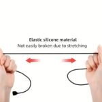 2Pcs Magnetic Anti-Loss System For Wireless Wireless Earphones - Magnetic Suction Neck Strap With Anti-Slip Design, Secure Fit & Cord-Free Convenience For Running, Gym, Travel - Compatible With All Wireless Headphones (Earbud & In-Ear Models), Workout Accessory, Lightweight Accessory, Durable Material, Highquality Construction, Earphone Holder, Active Lifestyle, Fitness Enthusiasts - Image 14