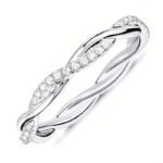1 Elegant Women'S Fashion Engagement Ring, Sparkling Comfortable Jewelry For Daily Wear, Hypoallergenic Gift Perfect For Christmas, New Year, Valentine'S Day, Anniversaries, Loved Ones, And Friends - Unisex Accessory - Image 10