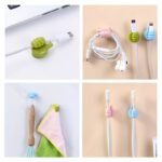 1/5/10Pcs Big Thumb Hook, Cartoon Creative Data Cable Storage And Finishing, Household And Office Wire Organizer, Home And Office Supplies Desk Storage Organization - Image 10