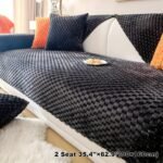 1Pc Honeycomb Velvet Sofa Cover, Pet'S Favorite, Dog Friendly, Couch Cover, Thick Plush Furniture Protector, Fuzzy Non Slip Sofa Slipcover, For Bedroom Office Living Room Home Decor - Image 33