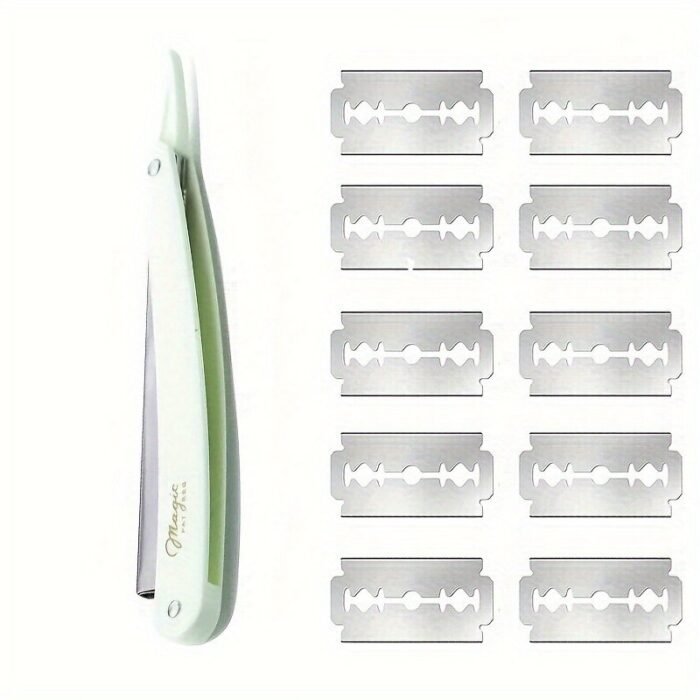 1Pcs Shaving Razor With 10Pcs Blades Premium Shaver Razor For Men Beauty Care Tools - Image 5