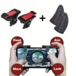 4Pcs/Set Touch Screen Thumbs Finger Sleeve And Left Right Gaming Triggers Smartphones Game Shooter Controller For Pubg Game Shooter - Image 5