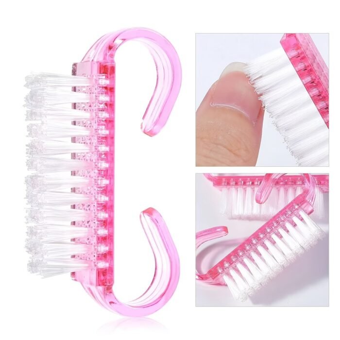 10 Pcs/Lot Acrylic Nail Brush 4 Color Nail Art Manicure Pedicure Soft Remove Dust Plastic Cleaning Nail Brushes File Tools Set - Image 2