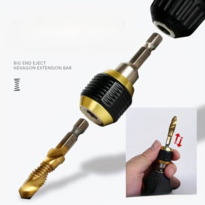 Hand Electric Drill Three-Claw 60Mm Large Head Pop-Up Hexagonal Handle Quick Change Connector - Image 7