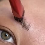 2Pcs Wild Eyebrow Brush Square Multifunctional Stereoscopic Painting Hairline Eyebrow Paste Concealer Eyebrow Brush Brow Makeup Brushes Makeup Tool,Drawing Wild Eyebrows And Other Eyebrow Shapes To Create A Sophisticated Makeup Look - Image 10
