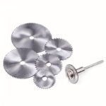 High Speed Steel Cutting Blade 7Pcs Wood Plastic Copper Aluminum Soft Metal Small Saw Blade 3.2Mm Pole Woodworking Accessories - Image 4