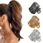 A Magical And Stylish Hair Clip With A Simple And Sophisticated Design, Perfect For Creating A Fashionable And Elegant Look.